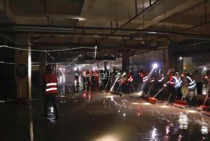 抗洪搶險，河南三建在行動——鄭州阜外華中心血管病醫(yī)院清淤攻堅紀實